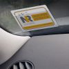 NRI Registered Instructor Decal Sticker on windscreen viewed from inside